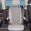 Second Skin for 1 rotary seat in 2nd seating row VW T6.1 design 